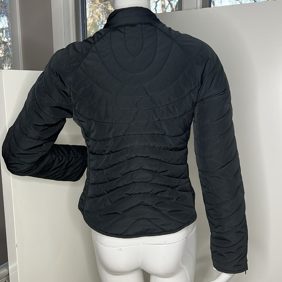 Emporio Armani Sz 40 US 6 Fitted Double Zipper Puffer Jacket - Picture 4 of 10